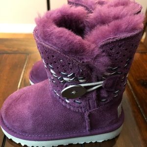UGG size 7 toddler Purple Boots